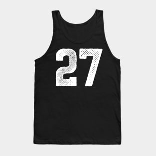 Rough Number 27 Tank Top